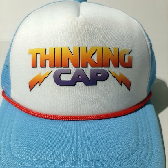 Dustin hat Thinking Cap ST series snapback OSFM halloween costume party trucker - Picture 2 of 4